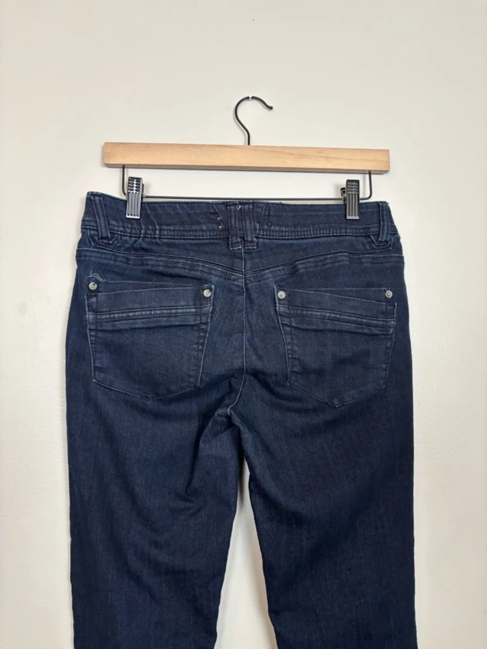 Democracy Jeans Womens 4 Blue Ab Technology Skinny Ankle Mid Rise Denim